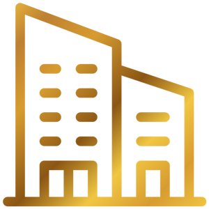 Business Of The Year Icon Gold Gradient
