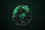 Globe graphic in green
