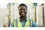 Man in high-vis, outside, facing the camera, graphic design overlay